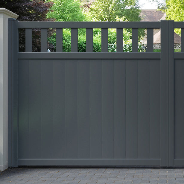 Chatsworth Aluminium Straight Top Driveway Gate