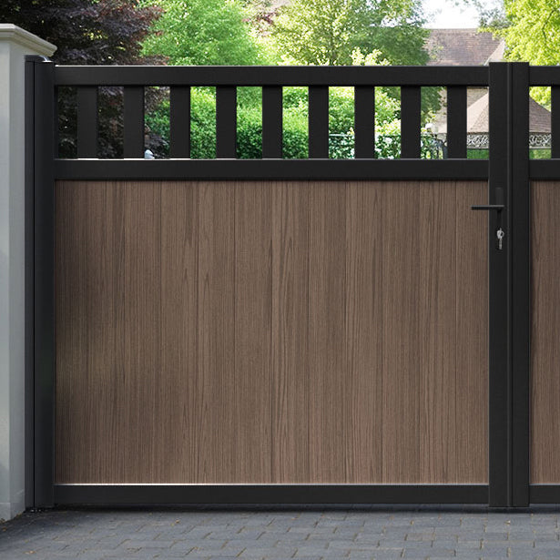 Chatsworth Aluminium Straight Top Driveway Gate