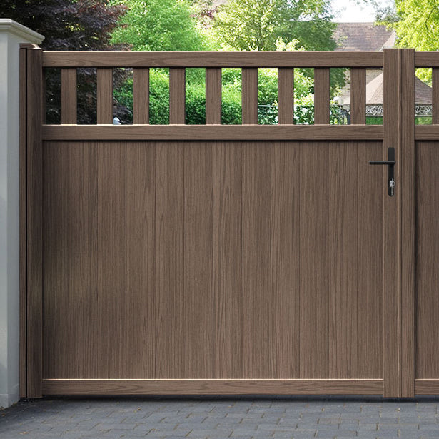 Chatsworth Aluminium Straight Top Driveway Gate