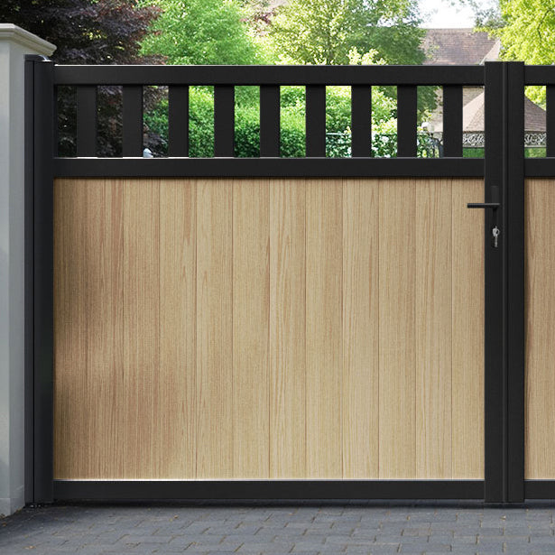 Chatsworth Aluminium Straight Top Driveway Gate