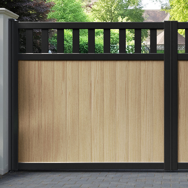 Chatsworth Aluminium Straight Top Driveway Gate