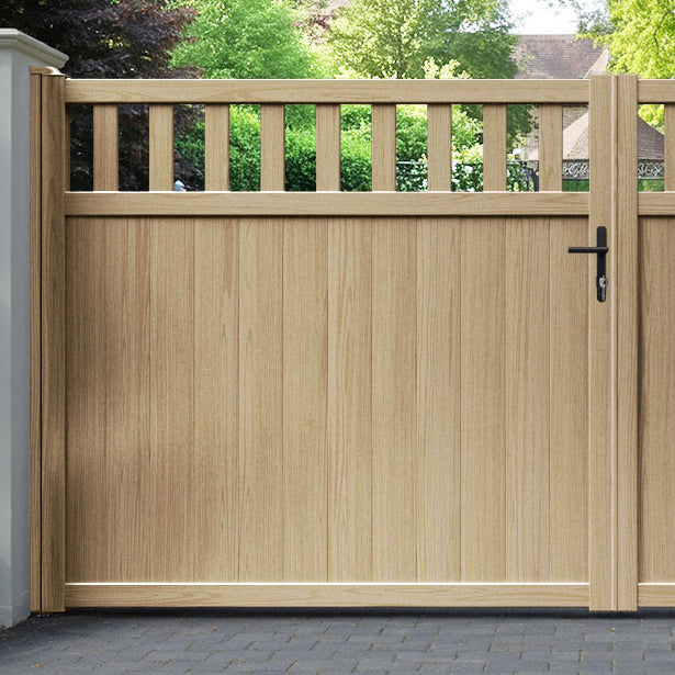 Chatsworth Aluminium Straight Top Driveway Gate