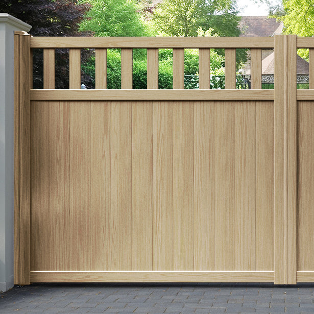 Chatsworth Aluminium Straight Top Driveway Gate