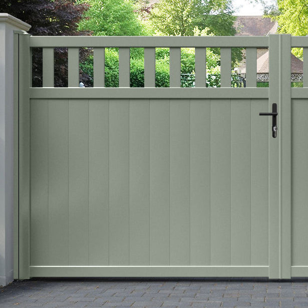 Chatsworth Aluminium Straight Top Driveway Gate