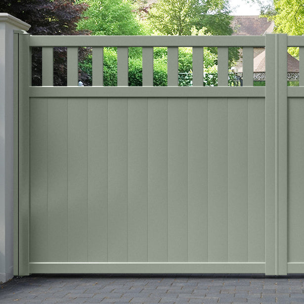 Chatsworth Aluminium Straight Top Driveway Gate