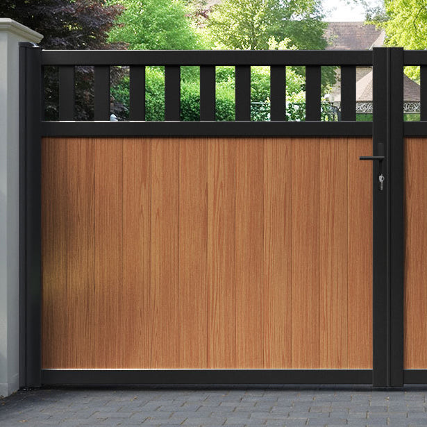 Chatsworth Aluminium Straight Top Driveway Gate