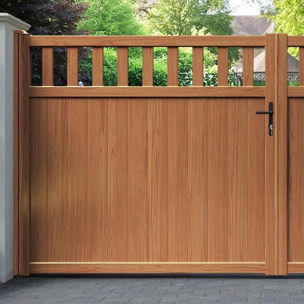 Chatsworth Aluminium Straight Top Driveway Gate