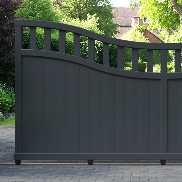 Chatsworth Aluminium Sliding Low Middle Driveway Gate
