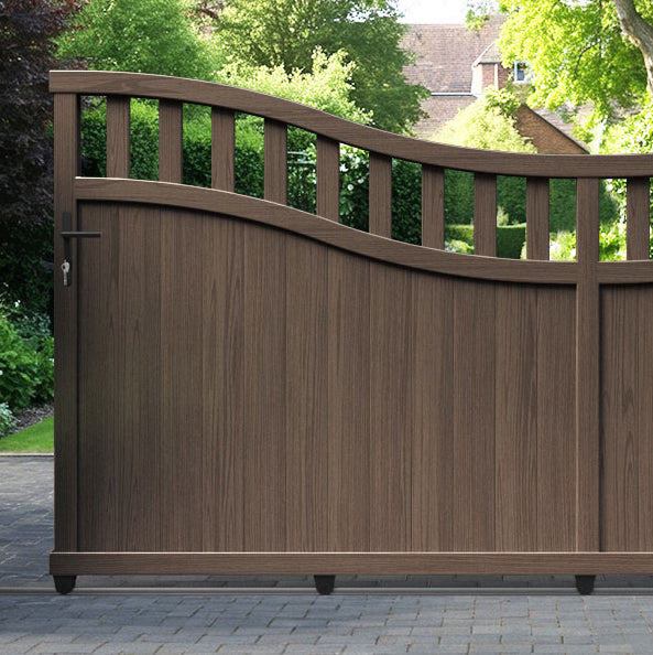 Chatsworth Aluminium Sliding Low Middle Driveway Gate