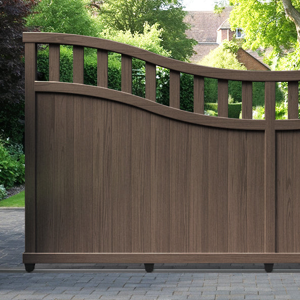Chatsworth Aluminium Sliding Low Middle Driveway Gate