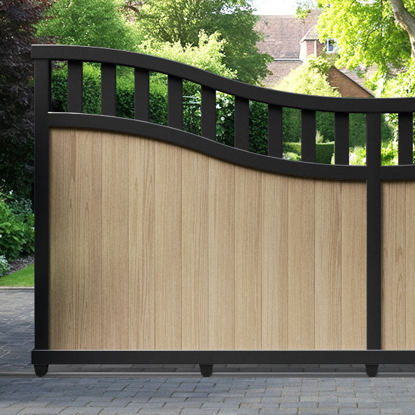 Chatsworth Aluminium Sliding Low Middle Driveway Gate