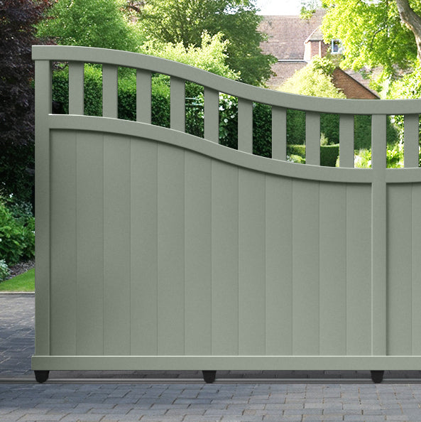 Chatsworth Aluminium Sliding Low Middle Driveway Gate