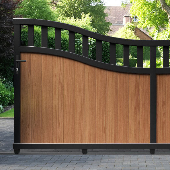 Chatsworth Aluminium Sliding Low Middle Driveway Gate