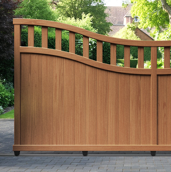 Chatsworth Aluminium Sliding Low Middle Driveway Gate