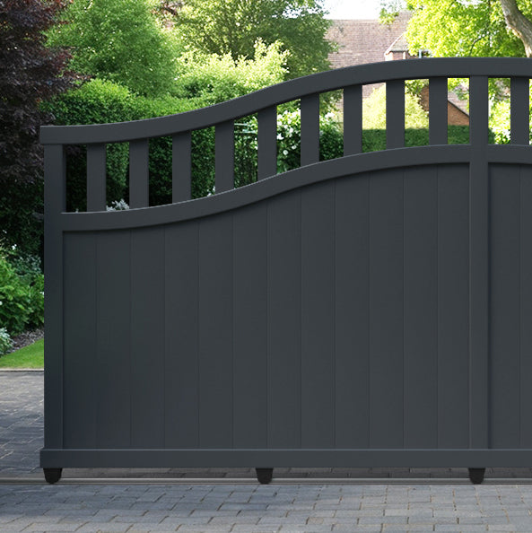 Chatsworth Aluminium Sliding High Middle Driveway Gate