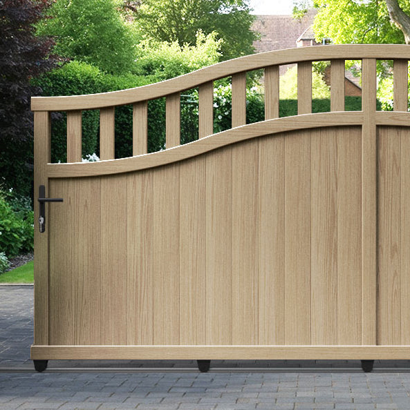 Chatsworth Aluminium Sliding High Middle Driveway Gate