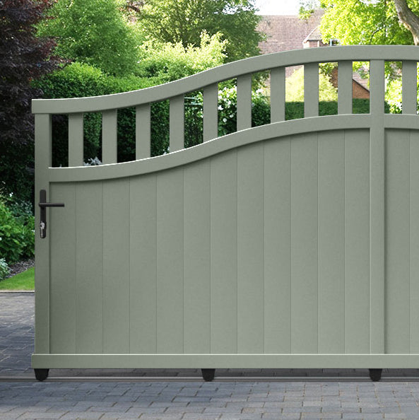 Chatsworth Aluminium Sliding High Middle Driveway Gate