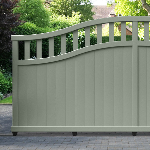 Chatsworth Aluminium Sliding High Middle Driveway Gate