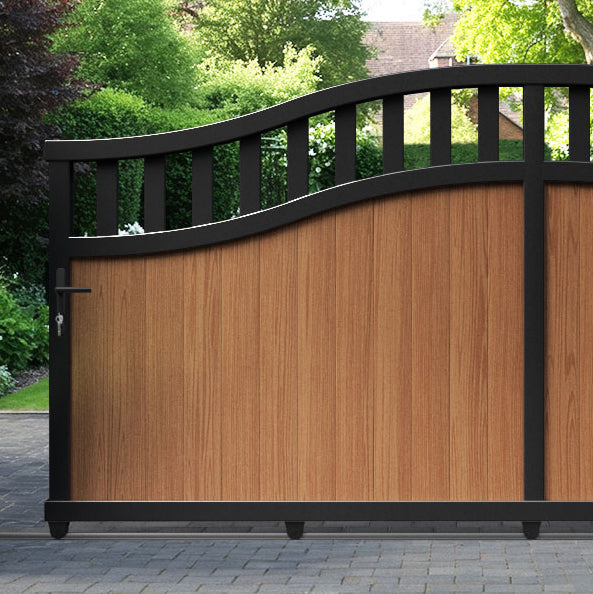 Chatsworth Aluminium Sliding High Middle Driveway Gate