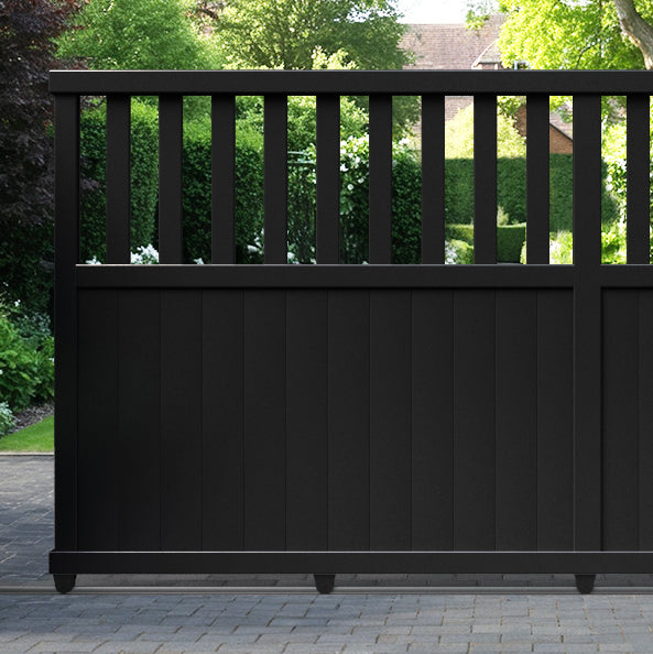 Bramble Aluminium Sliding Straight Top Driveway Gate