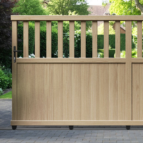 Bramble Aluminium Sliding Straight Top Driveway Gate