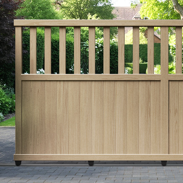 Bramble Aluminium Sliding Straight Top Driveway Gate