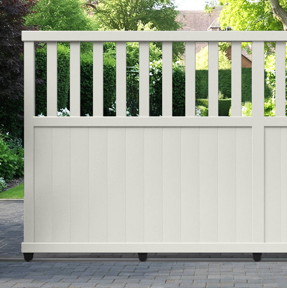 Bramble Aluminium Sliding Straight Top Driveway Gate