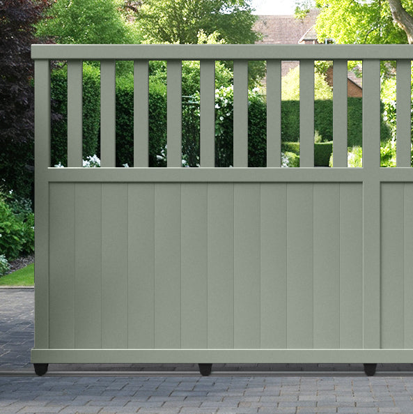 Bramble Aluminium Sliding Straight Top Driveway Gate