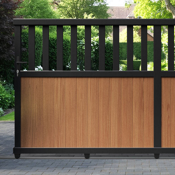 Bramble Aluminium Sliding Straight Top Driveway Gate