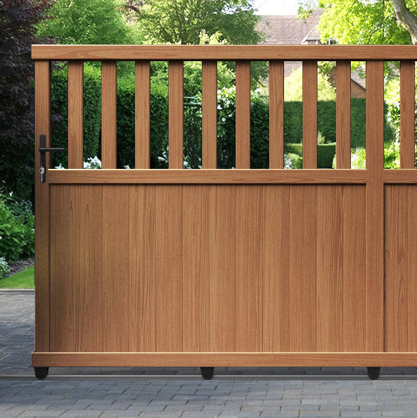 Bramble Aluminium Sliding Straight Top Driveway Gate