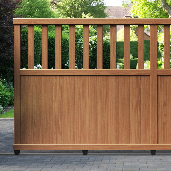 Bramble Aluminium Sliding Straight Top Driveway Gate