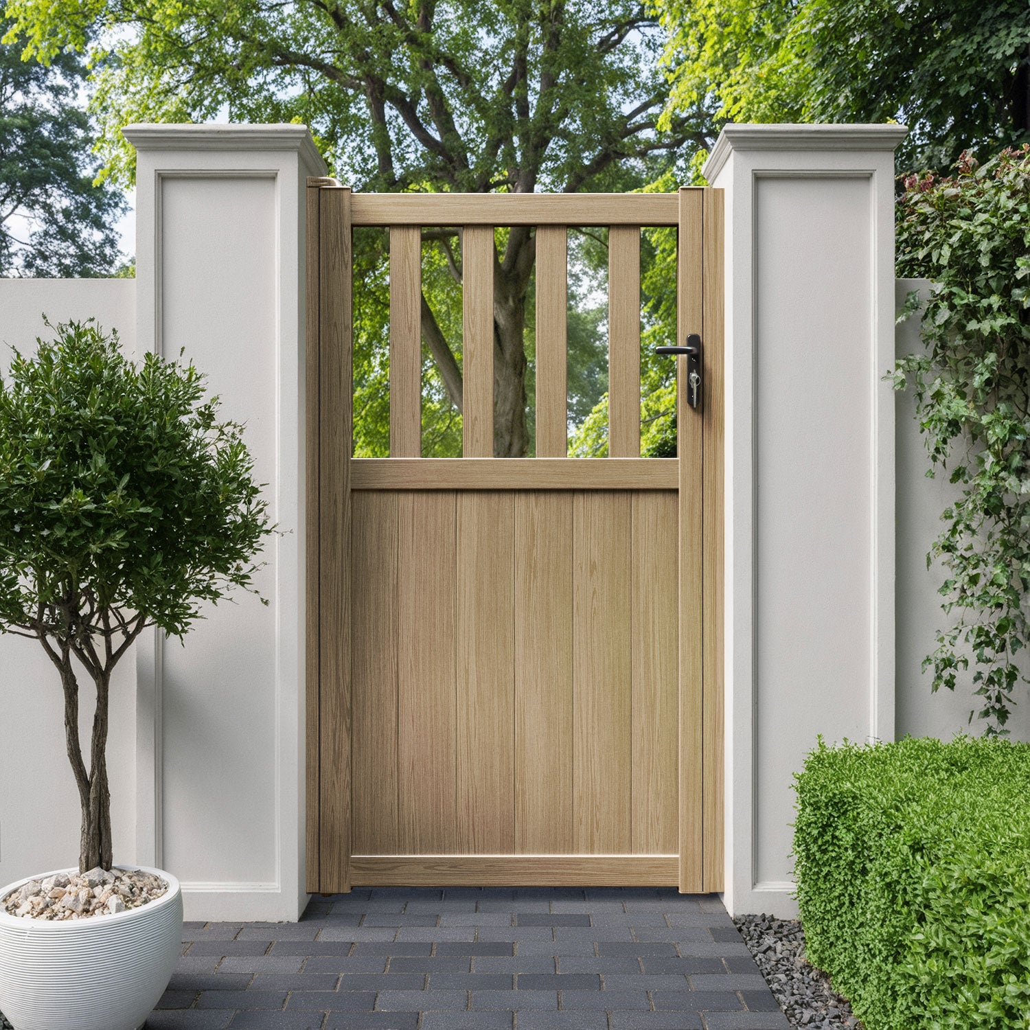 Bramble Aluminium Straight Top Pedestrian Gate