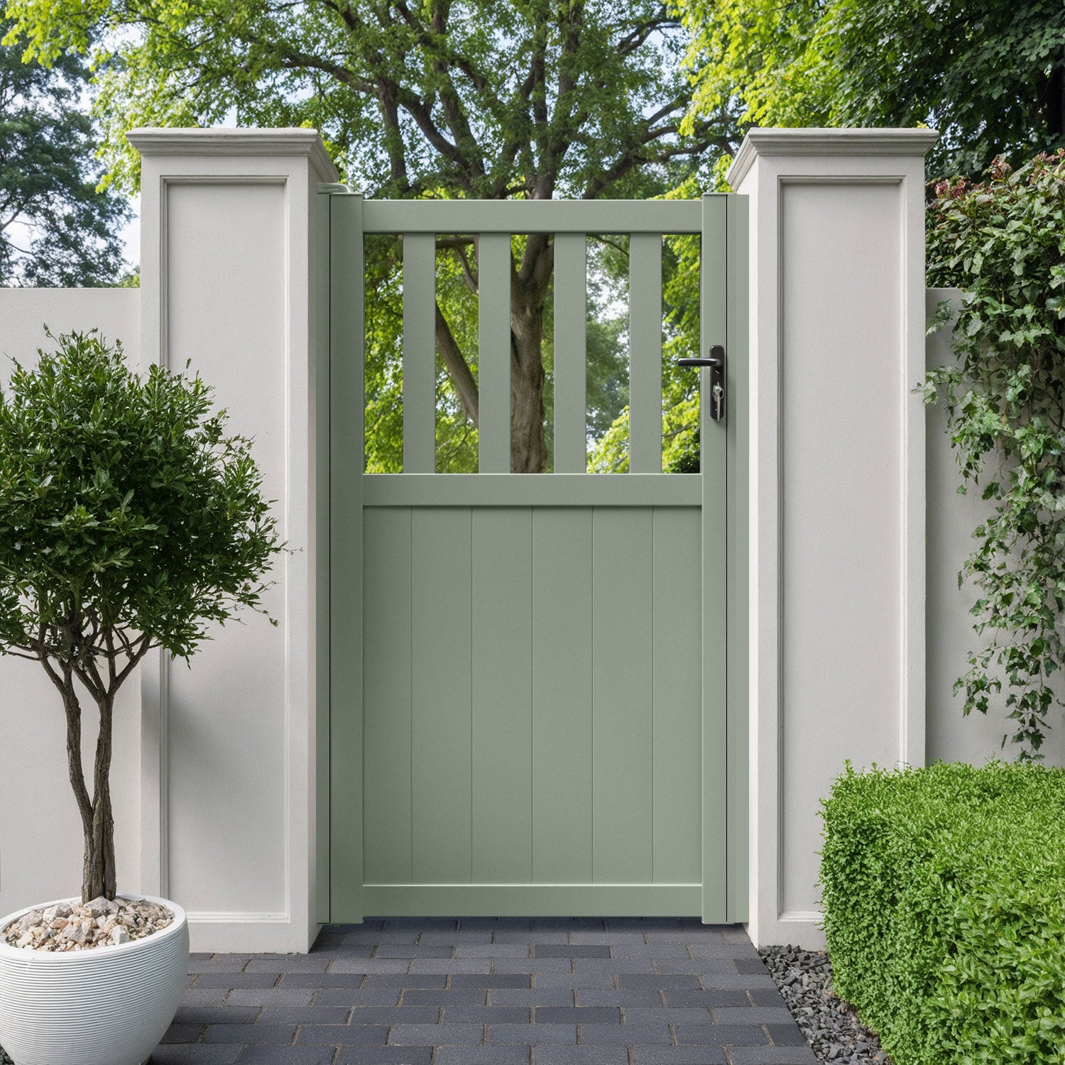 Bramble Aluminium Straight Top Pedestrian Gate