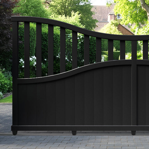 Bramble Aluminium Sliding Low Middle Driveway Gate