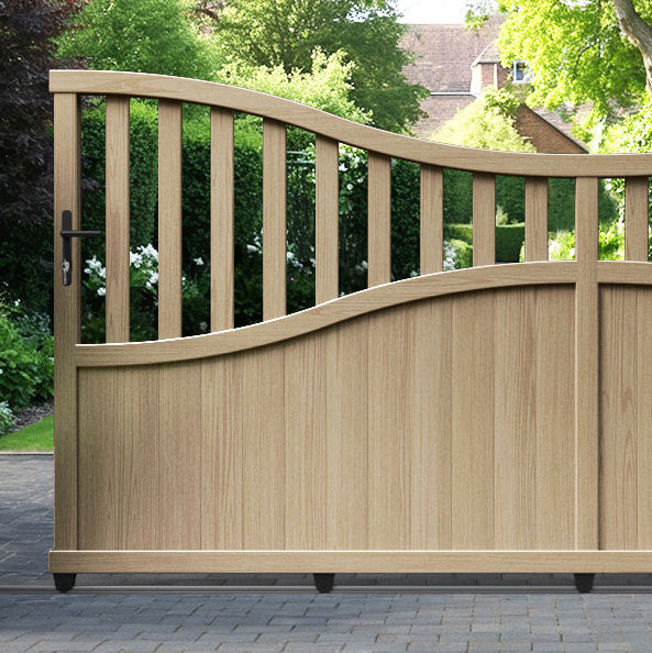 Bramble Aluminium Sliding Low Middle Driveway Gate