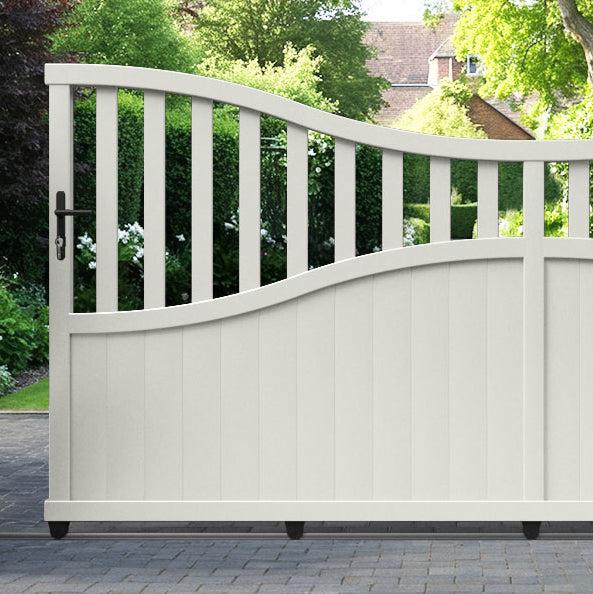 Bramble Aluminium Sliding Low Middle Driveway Gate