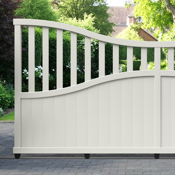 Bramble Aluminium Sliding Low Middle Driveway Gate