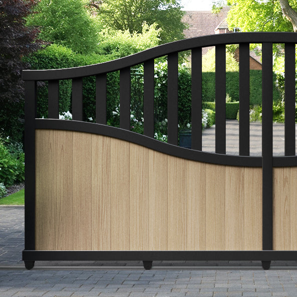 Bramble Aluminium Sliding High Middle Driveway Gate