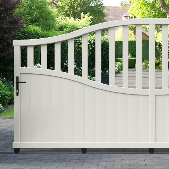 Bramble Aluminium Sliding High Middle Driveway Gate