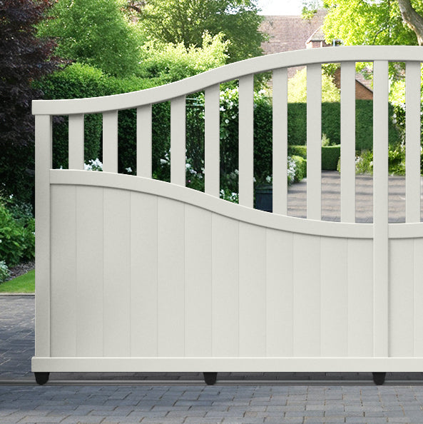 Bramble Aluminium Sliding High Middle Driveway Gate