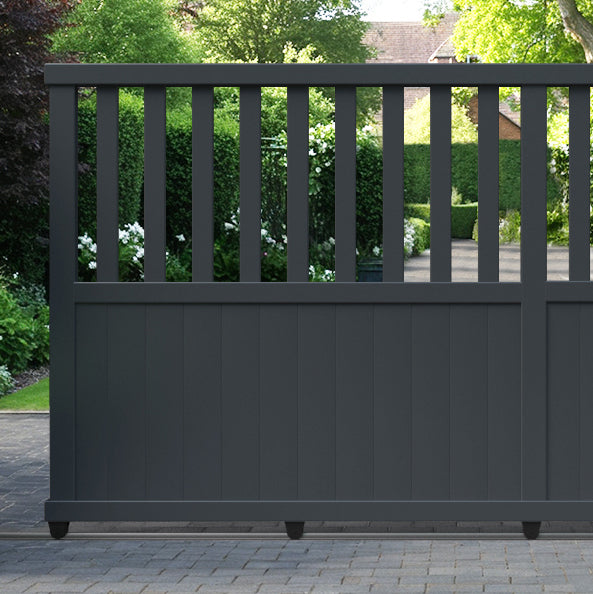 Orchard Aluminium Sliding Straight Top Driveway Gate