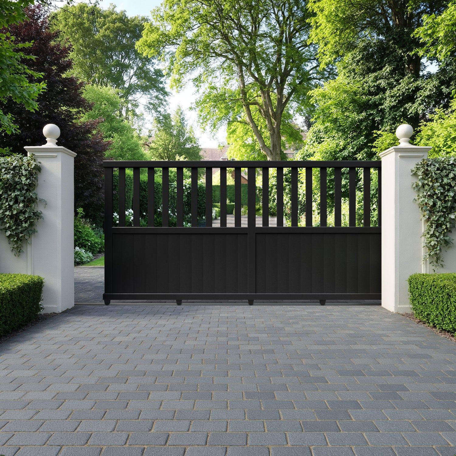Orchard Aluminium Sliding Straight Top Driveway Gate