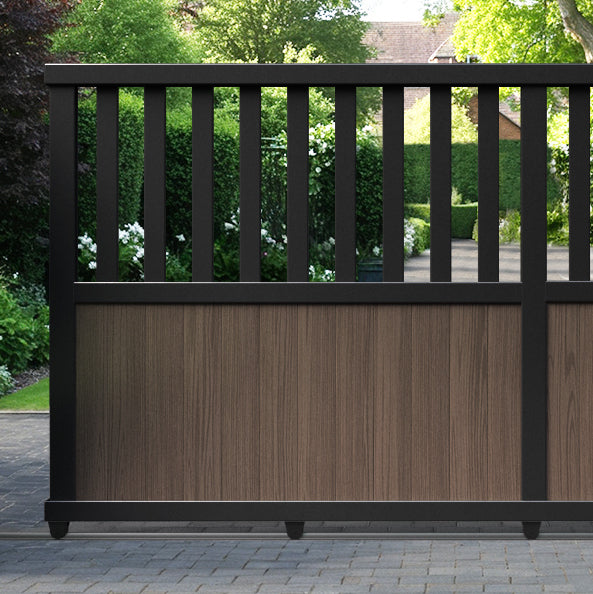 Orchard Aluminium Sliding Straight Top Driveway Gate