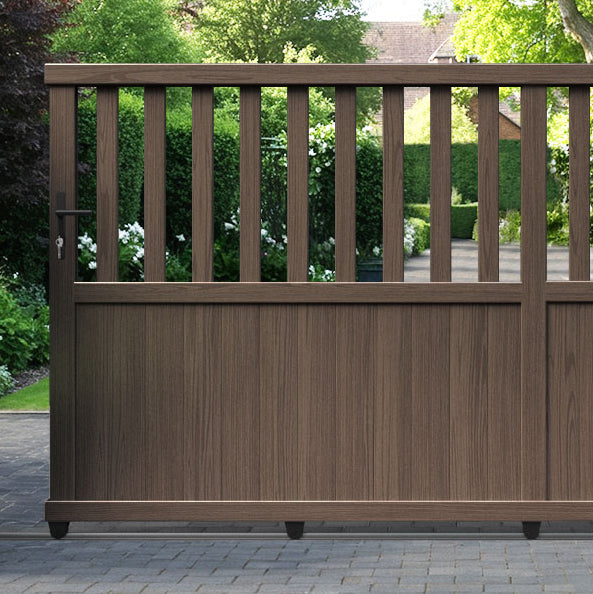 Orchard Aluminium Sliding Straight Top Driveway Gate