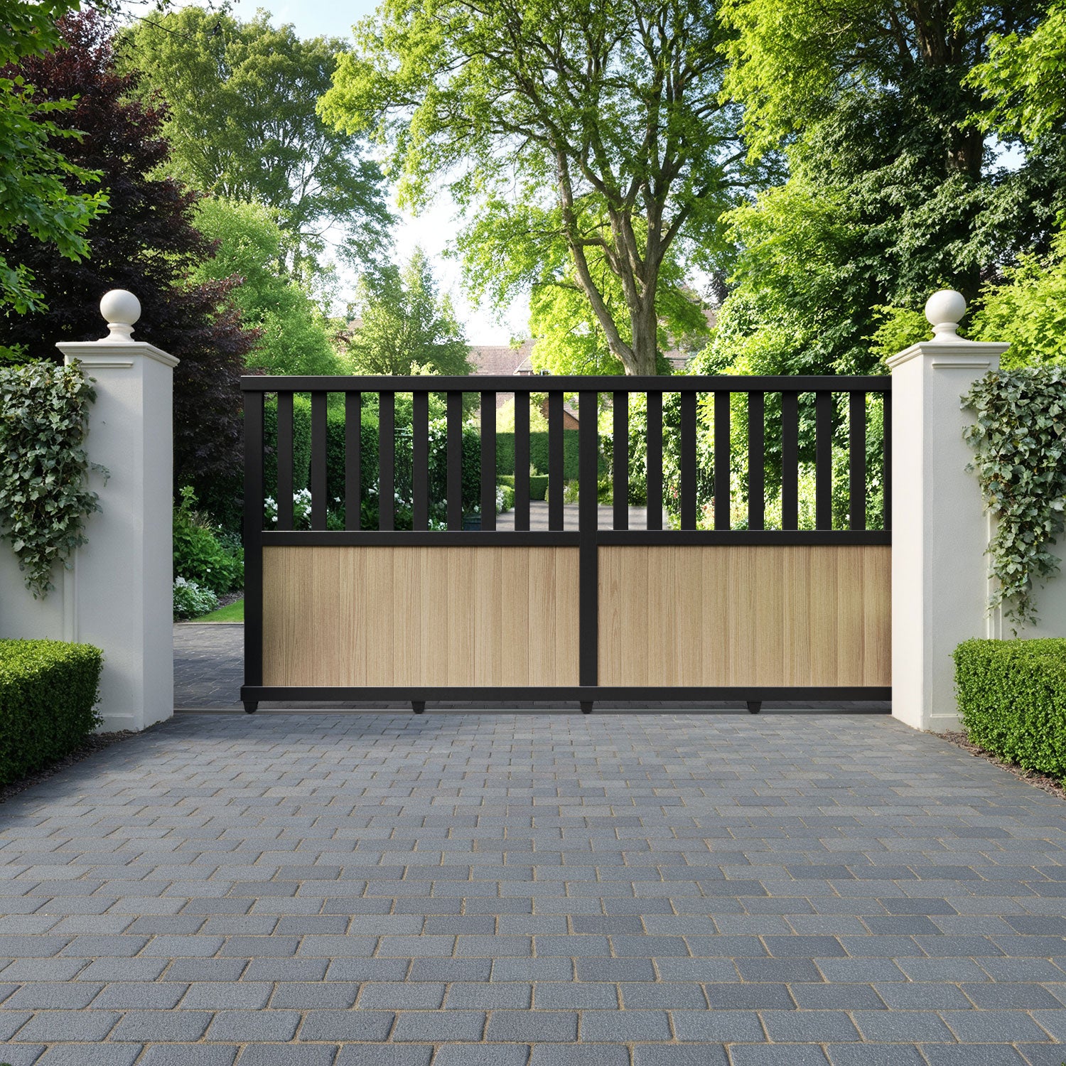 Orchard Aluminium Sliding Straight Top Driveway Gate