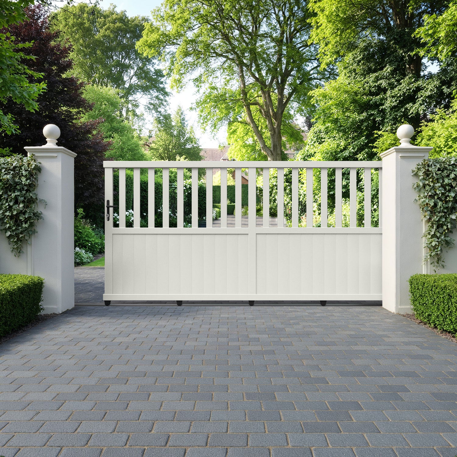 Orchard Aluminium Sliding Straight Top Driveway Gate