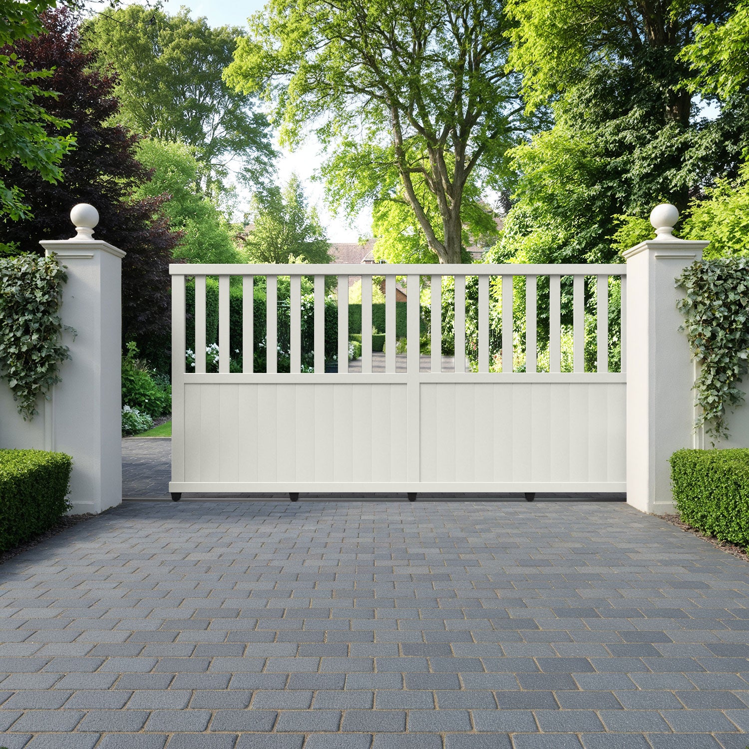 Orchard Aluminium Sliding Straight Top Driveway Gate