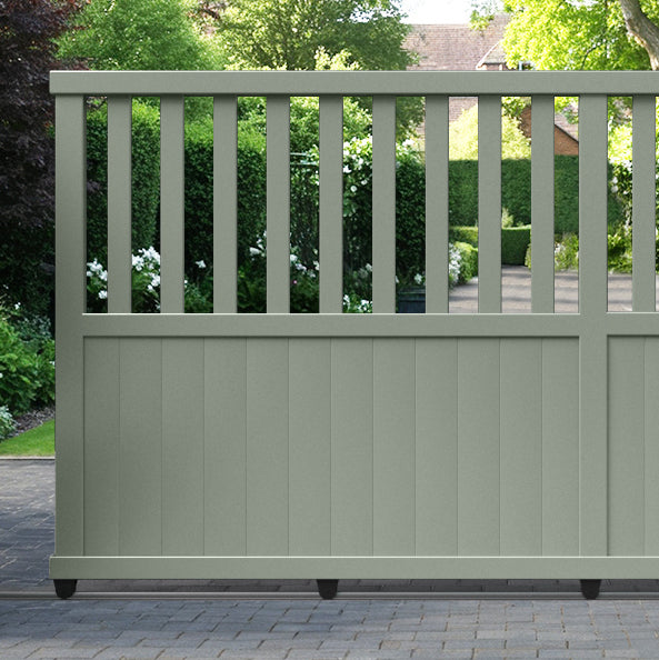 Orchard Aluminium Sliding Straight Top Driveway Gate