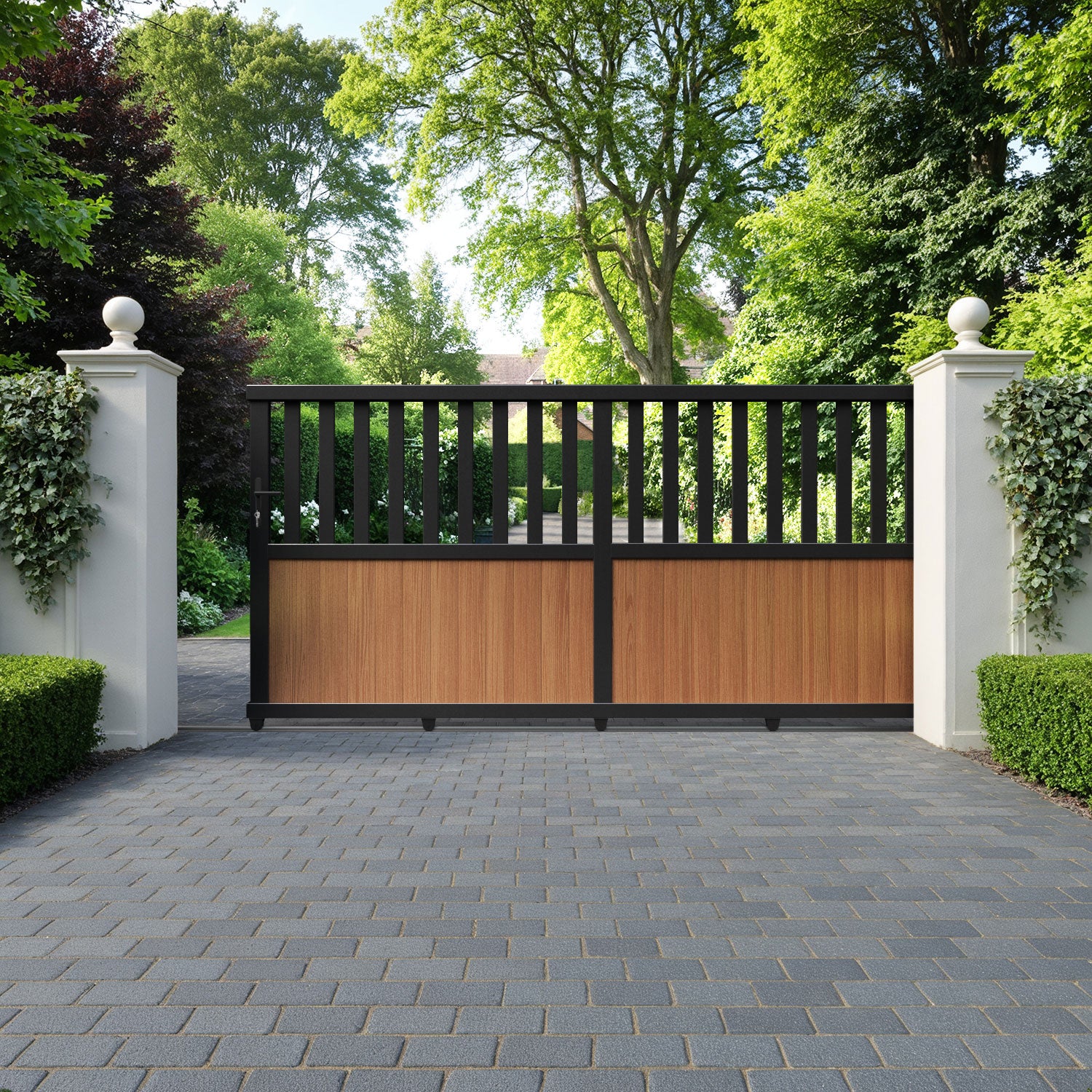 Orchard Aluminium Sliding Straight Top Driveway Gate