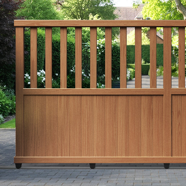 Orchard Aluminium Sliding Straight Top Driveway Gate